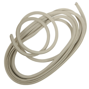 Joint en U de finition de montant de porte BLANC (rouleau de 6m) pour T3