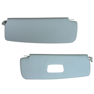 Set de 2 pare-soleil BLANC avec miroir passager 61-74