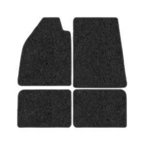 Kit 4 tapis de sol noirs 61-74
