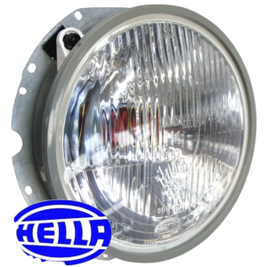 Phare H4 8/73- HELLA pour ampoule à culot H4 sans veilleuse