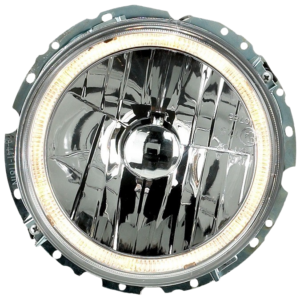 Set de 2 phares H4 « yeux d’anges » pr ampoule à culot H4