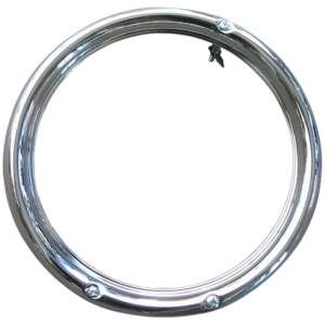 Entourage de phare 3 trous chromé 8/67-7/73