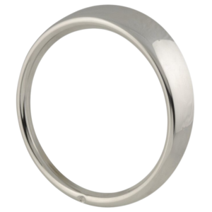 Entourage de phare 1 trou chromé 8/73- qualité OEM super chrome