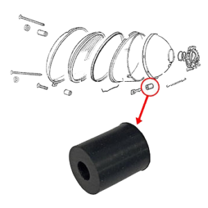 Caoutchouc d’ajustement de réglage de phare ttes années