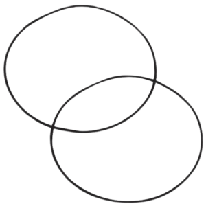 Set de 2 joints d’étanchéité entre phare et aile 8/67-