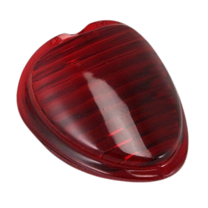 Glace de feu arrière en forme de cœur 10/52-7/55