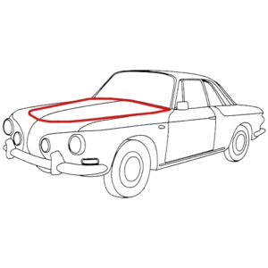 Joint de capot avant ou arrière pour Karmann T34