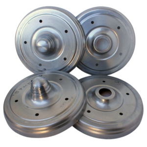 Set de 4 couvres tambours 5 x 205 imitation freinage Porsche 356/550