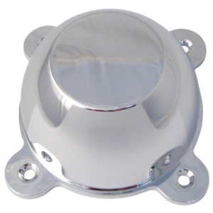 Cache moyeu en plastic chromé pour jante EMPI 2 4 trous