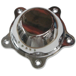 Cache moyeu en plastic chromé pour jante EMPI 2  5 trous