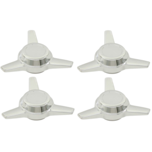 Set de 4 étoiles chromées 3 hélices