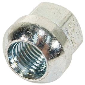 Écrou de roue débouché à appui bombé (12x1.5) chromé