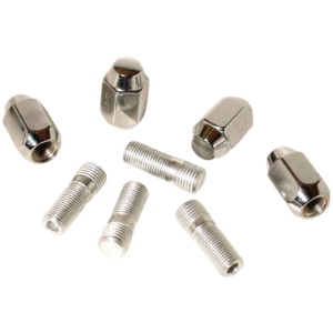 Set de 4 écrous et goujons à appuis conique