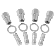 Set de 5 goujons et écrous à appuis plat