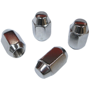 Set de 4 écrous de roues chromés à appuis conique (1/2x20) pour réf 37754 ou l’entretoise 37920