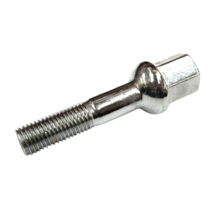 Vis de roue à appui bombé (12x1.5) longueur de filetage 50mm tête 17mm