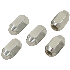 Set de 5 écrous de roues chromés à appuis conique M12x1.5