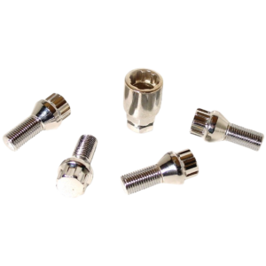 Set de 4 vis antivol appuis conique (14x1.5)