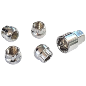 Set de 4 écrous antivol à appuis bombé (14x1.5)