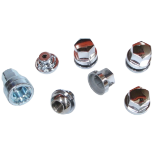 Set de 4 écrous antivol à appuis bombé (12x1.5)