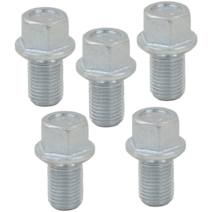 Set de 5 vis de roue à appuis bombé tête en 17mm (14x1.5)