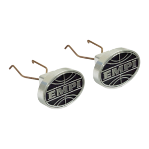 Set de 2 caches trous de crics aluminium siglés EMPI