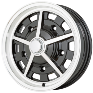 Jante SOUTH AFRICA SPRINTSTAR noire et polie  4,5x15"  5 x 205  (ET 14)