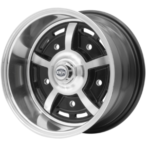 Jante SPRINT STAR noire et polie 8 x 15" en 5 x 205  (ET -18)