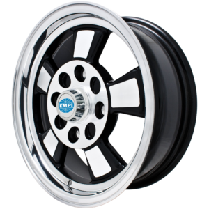 Jante RIVIERA 5.5 x 15’’ noire et polie 4x130 (ET 17)