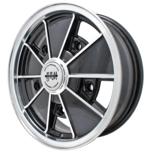 Jante BRM réplica 5 x 15’’ noir brillant  (ET 14)