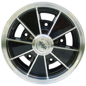 Jante BRM réplica 5.5 x 15’’ noir brillant  (ET 14)