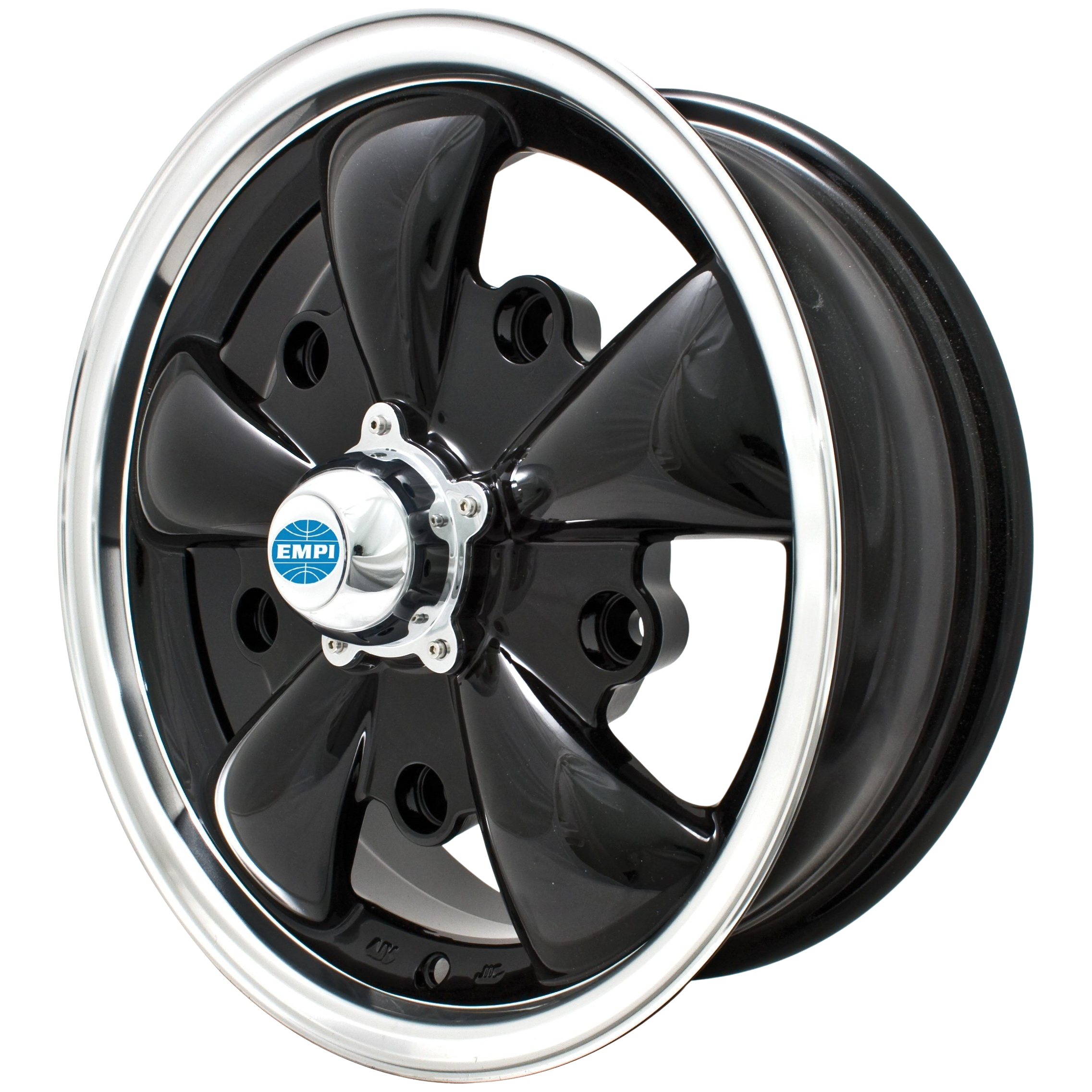Jante EMPI 5 branches 5.5 x 15’’ noire et polie