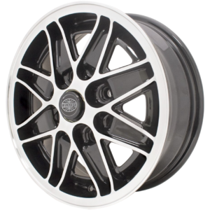 Jante COSMIC 5.5 x 15’’ noire et polie  (ET 35)