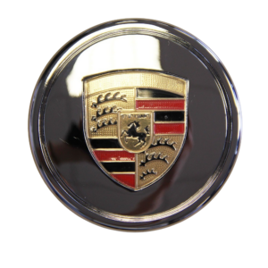 Cache moyeu en plastique chromé