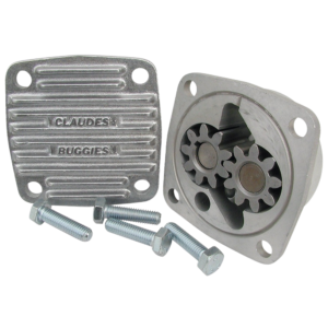 Pompe à huile CBPERF 8mm  8/71- (4 rivets, 26mm) avec couvercle aluminium "CLAUDES BUGGIES"