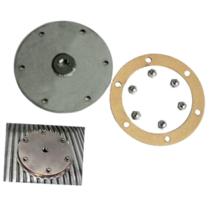 Plaque de vidange en inox poli VINTAGE SPEED (vendu avec joints et écrous)