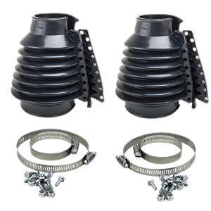 Set de 2 soufflets de trompette noirs (qualité US)