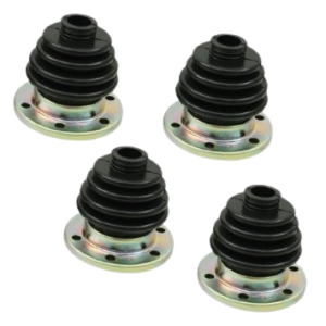 Set de 4 soufflets de cardan noirs (qualité US)