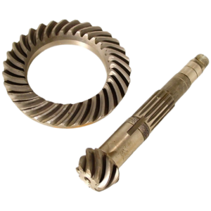 Pignon + couronne 8x31 ou 3.88:1 claveté avec écrou