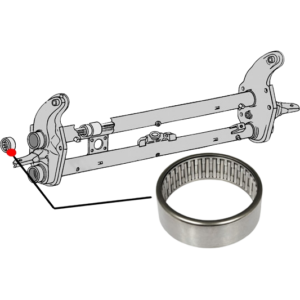 Roulement à aiguille extérieur pour train avant 8/67-