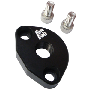 Plaque en alu anodisé noir percé 3/8’’ FAST FAB