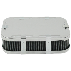 Filtre à air rectangulaire hauteur 4,8cm pour carburateur IDF/HPMX ET DELLORTO (H 4.8cm / L17cm / l 11.3cm)