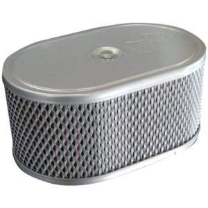 Filtre à air ovale reproduction "KNECHT" Flat 4 hauteur 8,4cm pour IDF/HPMX ET DELLORTO