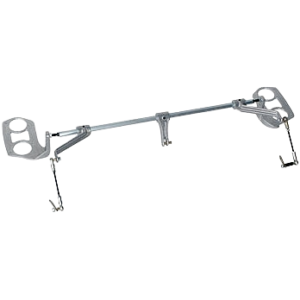 Tringlerie alu CBperf pour double carburateur IDF