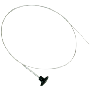 Câble de capot avant -7/68 embout noir