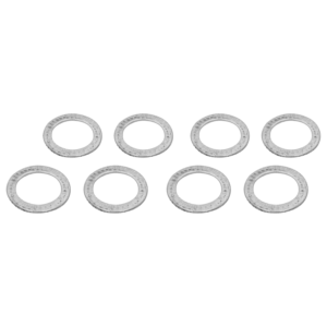 Rondelles (8) sous ressort de soupapes simples 0.030''