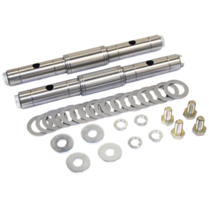 Set de 2 axes de culbuteurs renforcés avec spacer central fixe