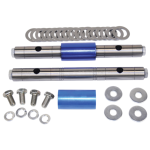 Set de 2 axes de culbuteurs renforcés avec spacer central flottant