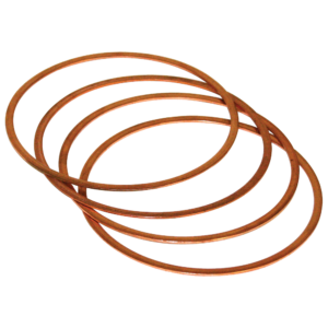 Epaisseurs (4) en cuivre diam 94mm - ép 0.05’’ (1.270mm)