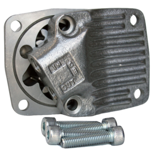 Pompe à huile CB PERF aluminium avec entrée/sortie pour AAC 3 rivets